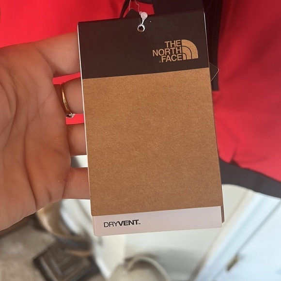 Brand New The North Face Inclination Jacket Red & Black Zippered Hooded Dryvent - Picture 9 of 16